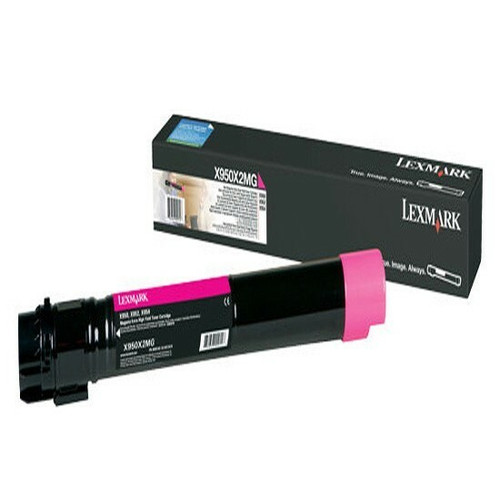 Genuine Lexmark X950X2MG Magenta Toner - 22,000 pages LEXMARK X950, LEXMARK X952, LEXMARK X954