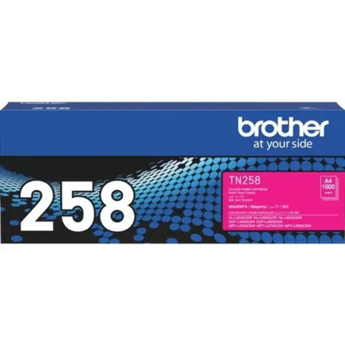 Genuine Brother TN258 Mag Toner Cart - 1,000 pages Genuine Brother TN258 Mag Toner Cart - 1,000 pages