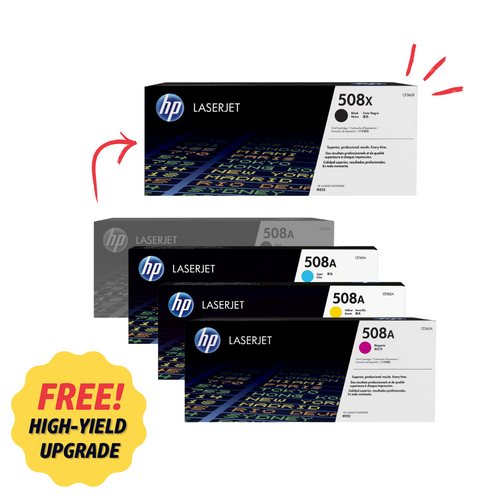 Genuine HP #508A Value Pack - Free CF360X Upgrade Genuine HP #508A Value Pack - Free CF360X Upgrade