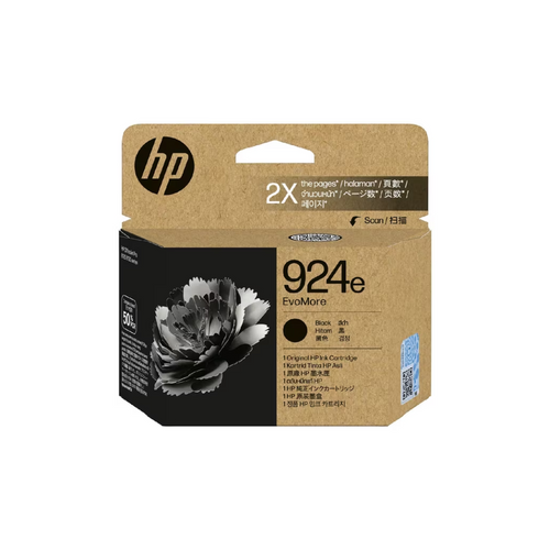Genuine HP 924e EvoMore Black Ink Cartridge
