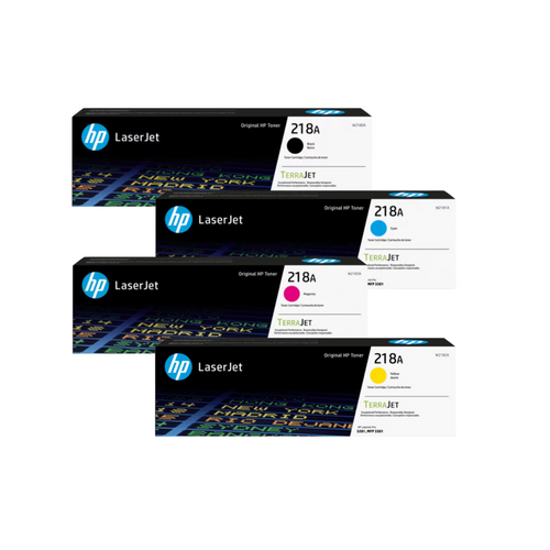 Genuine HP #218A BCMY Toner Value Pack - W2180A Genuine HP #218A BCMY Toner Value Pack - W2180A