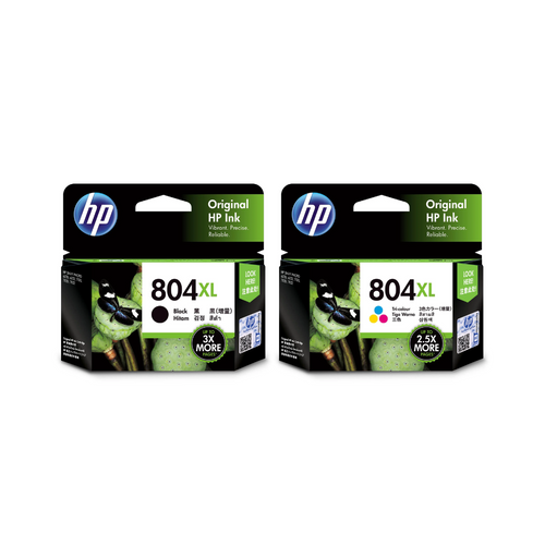 Genuine HP #804XL Black and Colour Ink T6N12AA HP ENVY PHOTO 6220, HP ENVY PHOTO 6222, HP ENVY PHOTO 7120, HP ENVY PHOTO 7820, HP ENVY PHOTO 7822 Genuine HP #804XL Black and Colour Ink T6N12AA HP ENVY PHOTO 6220, HP ENVY PHOTO 6222, HP ENVY PHOTO 7120, HP ENVY PHOTO 7820, HP ENVY PHOTO 7822