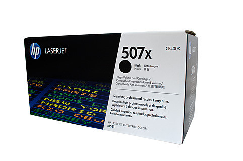Genuine HP #507X Black Toner CE400X