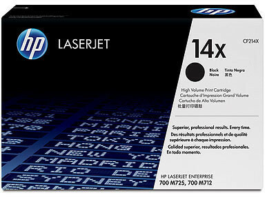 Genuine HP #14X Black Toner CF214X