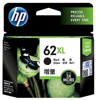 Genuine HP #62XL Black Ink C2P05AA