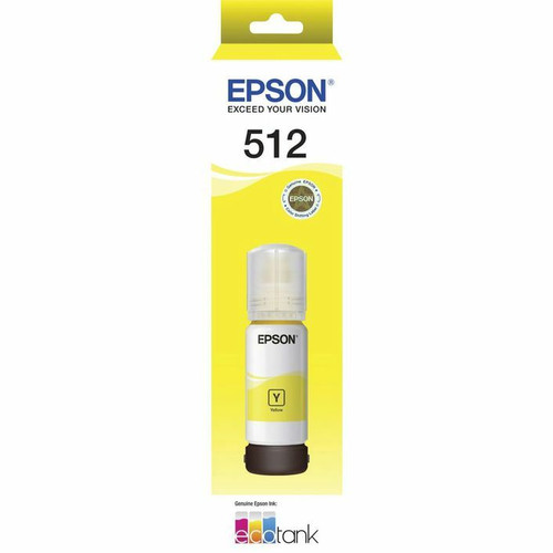 Genuine Epson T512 Yellow Eco Tank Ink
