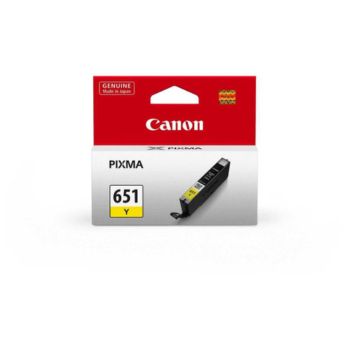 Genuine Canon CLI651 Yellow Ink Cartridge