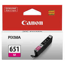 Genuine Canon CLI651 Magenta Ink Cartridge