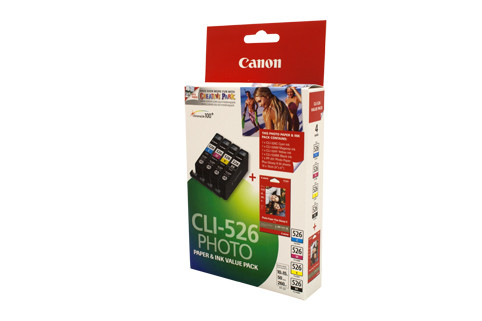 Genuine Canon CLI526 Ink Value Pack