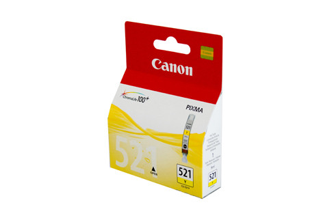 Genuine Canon CLI521 Yellow Ink Cartridge