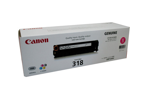 Genuine Canon CART318 Magenta Toner