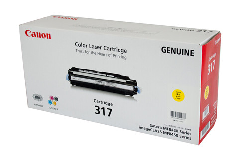 Genuine Canon CART317 Yellow Toner