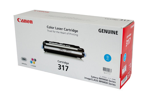 Genuine Canon CART317 Cyan Toner