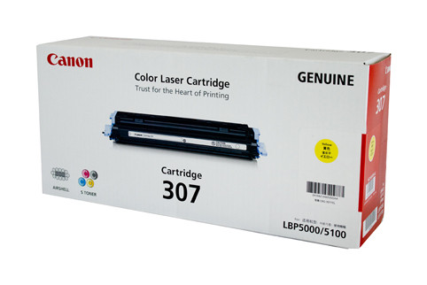 Genuine Canon CART307 Yellow Toner