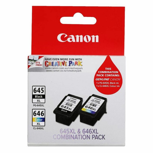 Genuine Canon PG645 CL646 XL Twin Pack