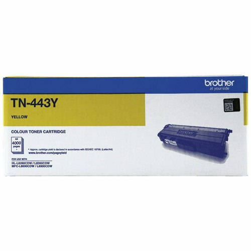 Genuine Brother TN443 Yellow Toner Cartridge