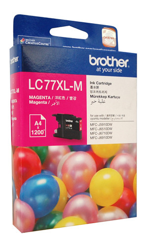 Genuine Brother LC77XL Magenta Ink Cartridge