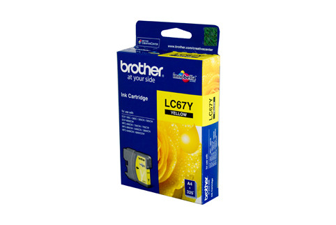 Genuine Brother LC67 Yellow Ink Cartridge
