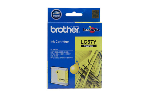 Genuine Brother LC57 Yellow Ink Cartridge