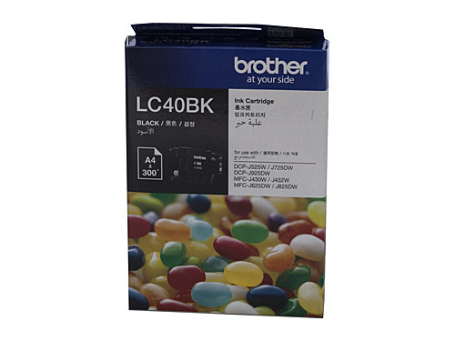 Genuine Brother LC40 Black Ink Cartridge