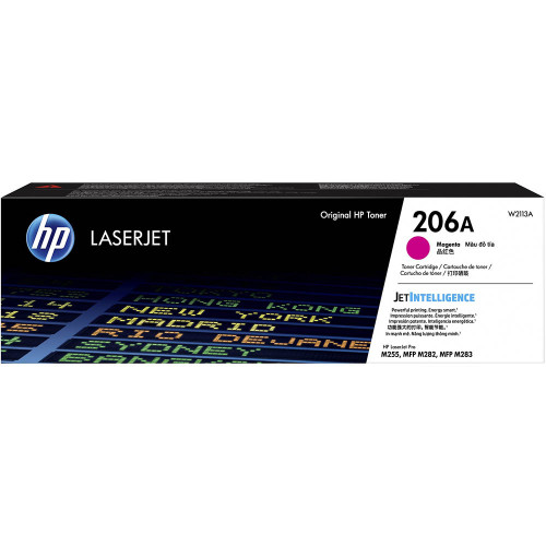 Genuine Hp #206A Magenta Toner Cartridge W2113A - 1,250 pages