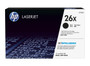 Genuine HP #26X Black Toner CF226X High Yield 9.0K HP LASERJET PRO M402, HP LASERJET PRO MFP M426