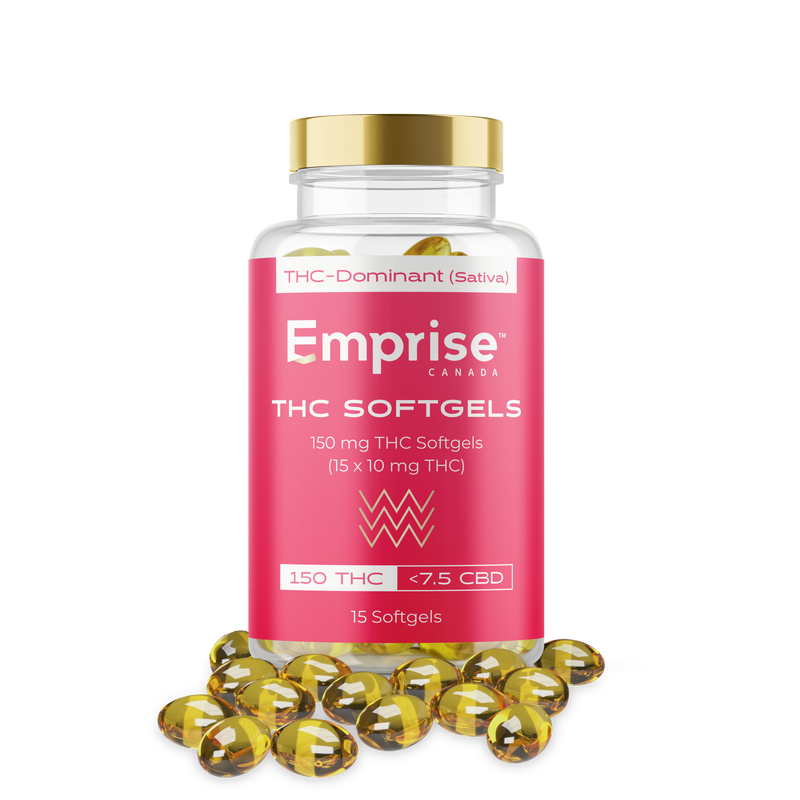 150 mg THC Softgels (15 x 10 mg THC)