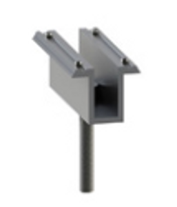 Aerocompact - Middle-Clamp 80 with grounding pins