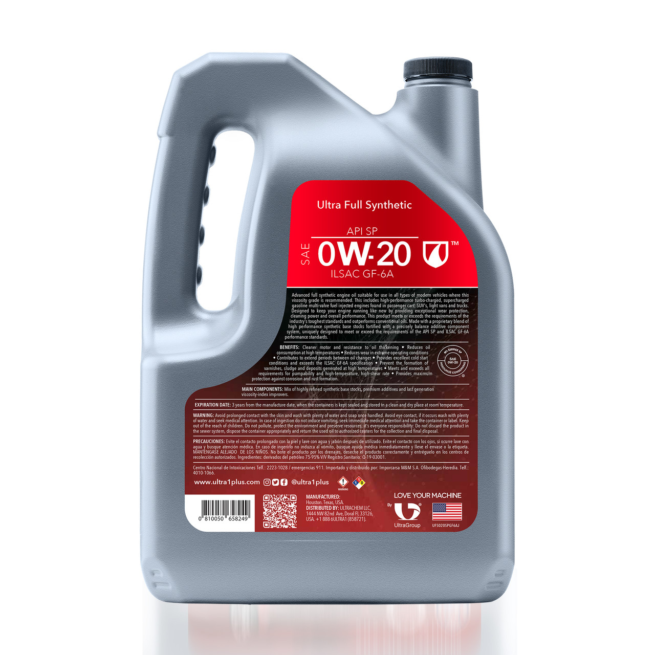 SAE 0W-20 Full Synthetic Motor Oil