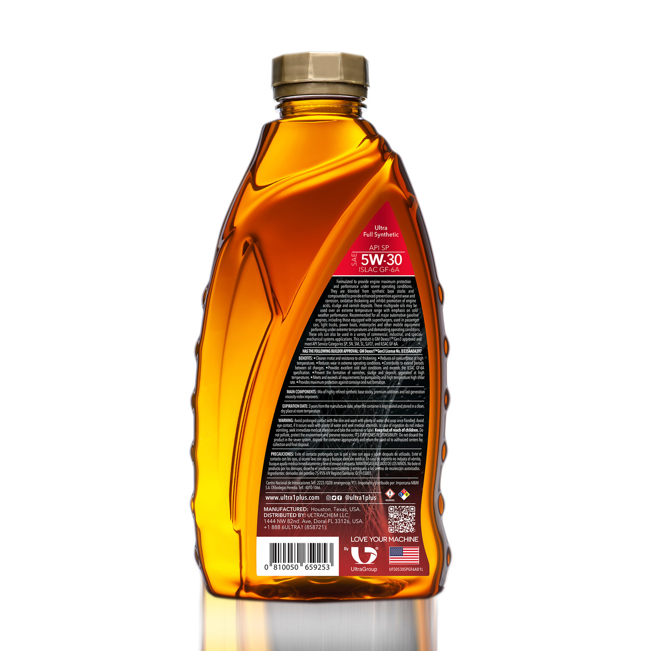Ultra1Plus SAE 5W-30 Full Synthetic Motor Oil - Car & Light Truck