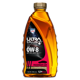 Ultra1Plus SAE 0W-8 Full Synthetic API SQ, JASO GLV-1 