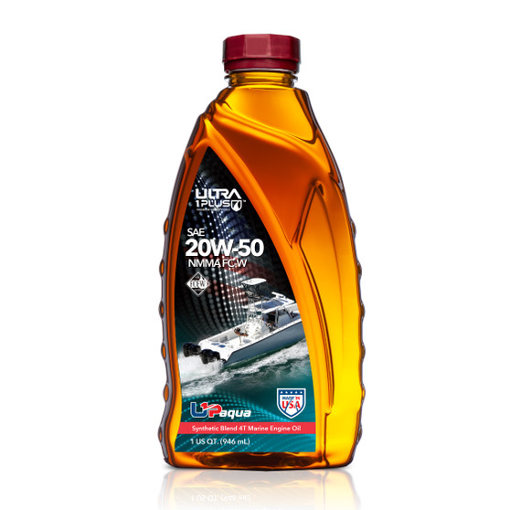 Ultra1Plus SAE 20W-50 Synthetic Blend 4T Marine Engine Oil