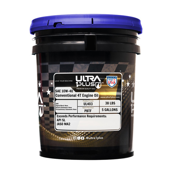 Ultra1Plus SAE 10W-40 Conventional 4T Engine Oil