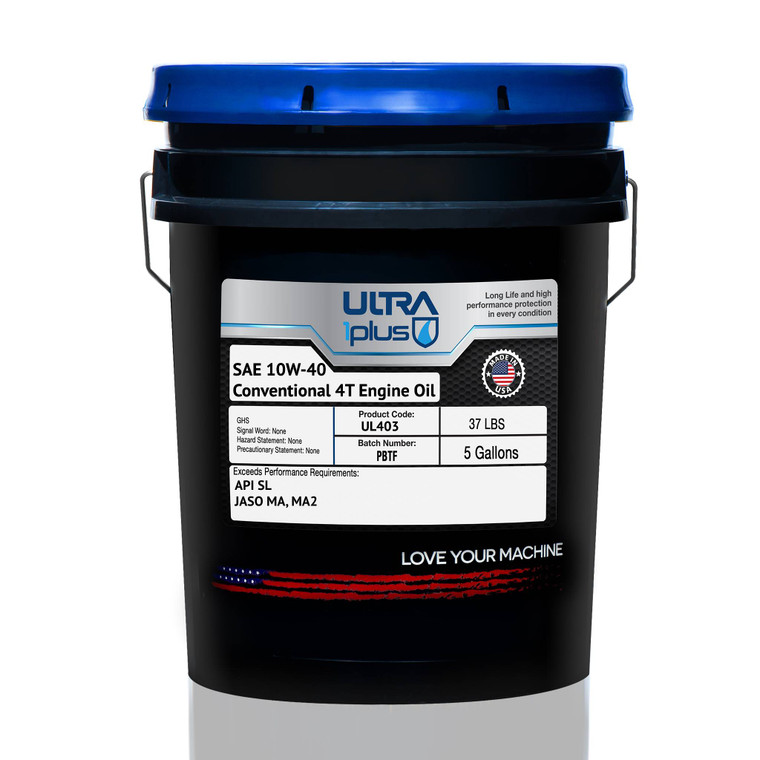 SAE 60 Conventional 4T Engine Oil, V-Twin, API SL, JASO MA2 | Ultra1Plus™ 