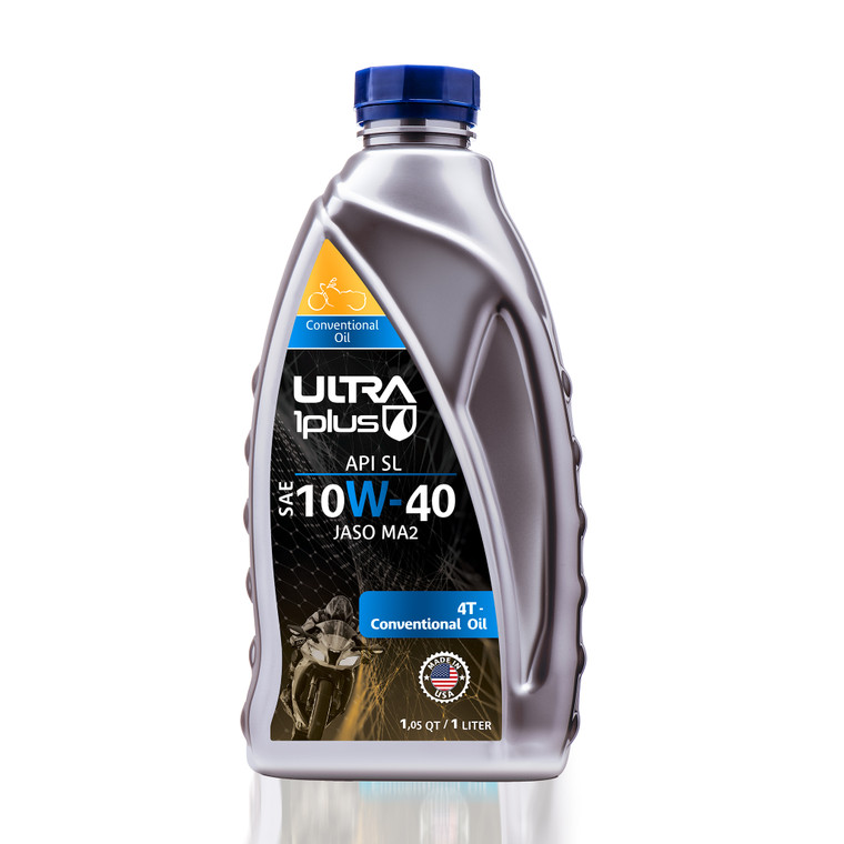 U1P-Ride SAE 10W-40 Conventional Engine Oil, 4T, API SL, JASO MA2 