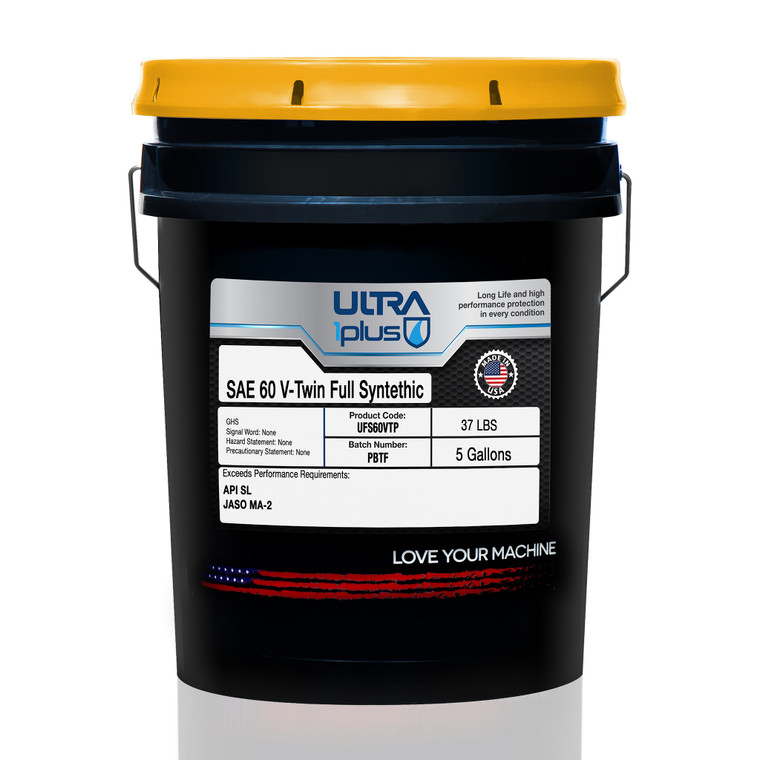 U1P-Ride SAE 60 V-Twin Full Synthetic 4T Engine Oil, API SL, JASO MA2