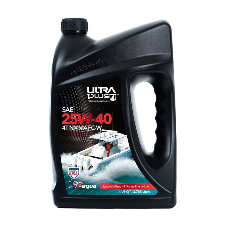 SAE 25W-40 Synthetic Blend 4T Marine Engine Oil