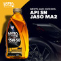 Ultra1Plus SAE 15W-50 Full Synthetic 4T Motorcycle Engine Oil API SN / JASO MA2