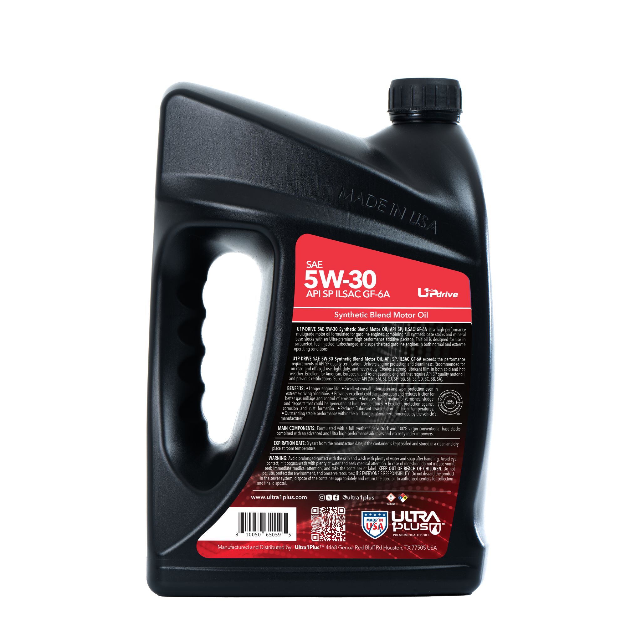 Ultra1Plus SAE 5W-30 Synthetic Blend Motor Oil