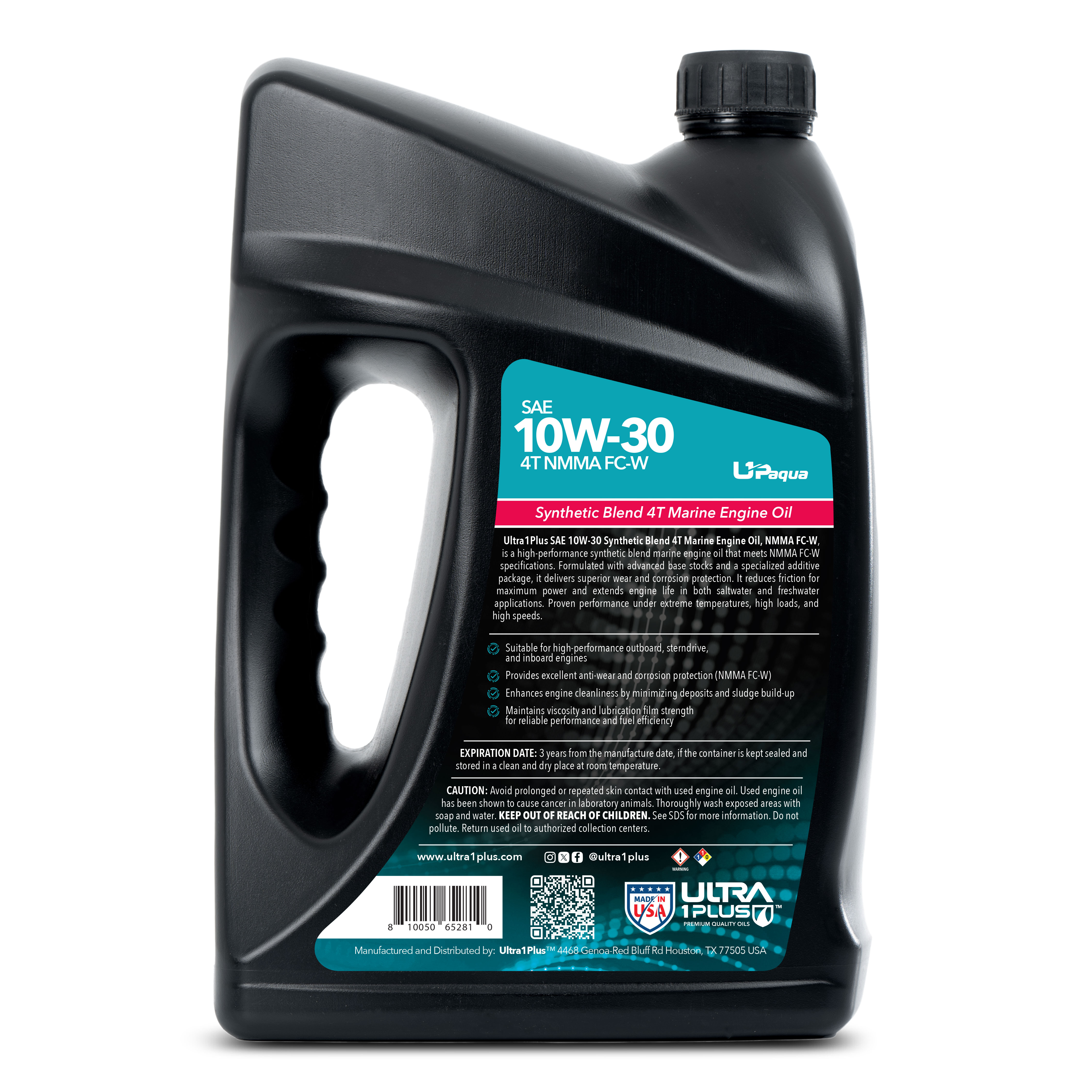 Ultra1Plus SAE 10W-30 Synthetic Blend 4T Marine Engine Oil Ultra1Plus SAE 10W-30 Synthetic Blend 4T Marine Engine Oil