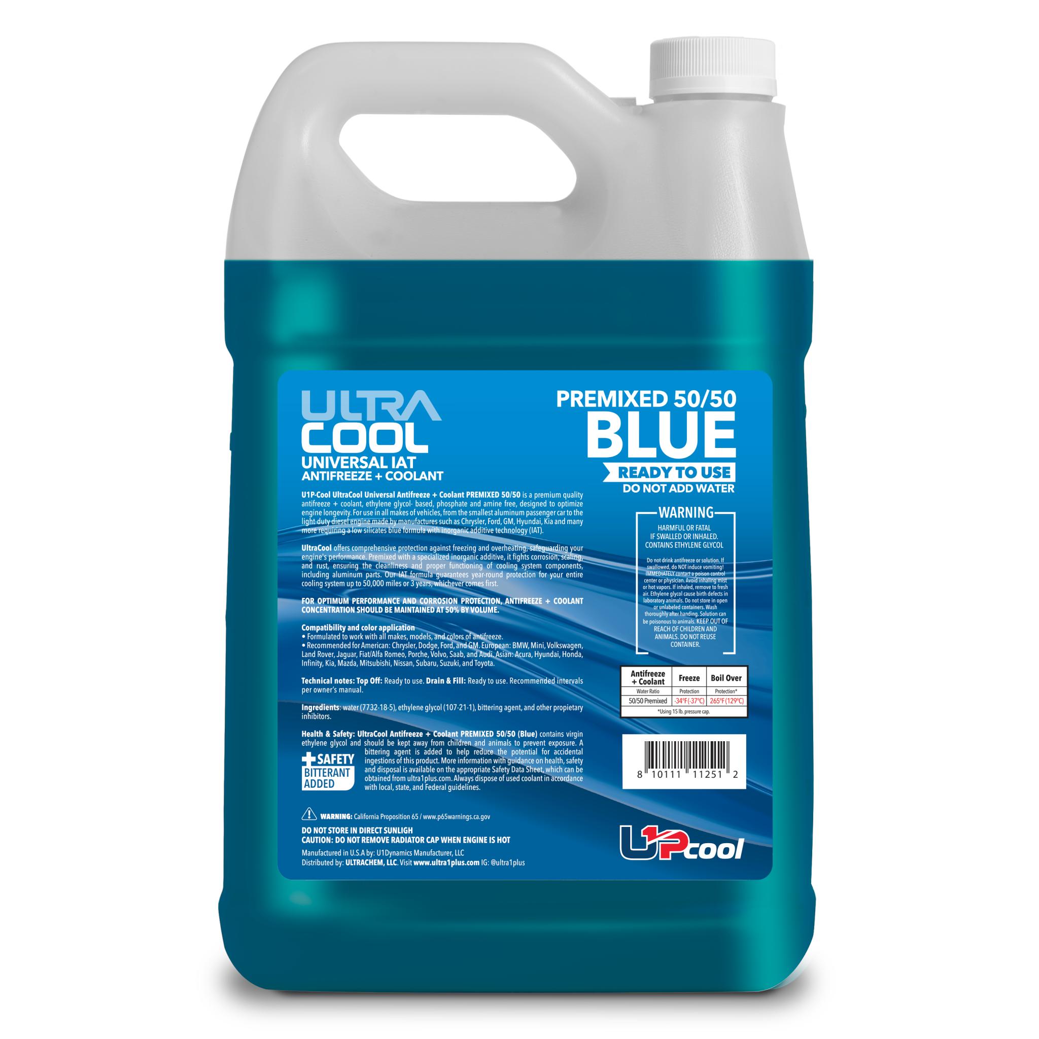 Ultra1Plus IAT Universal Antifreeze Coolant Premixed 50/50 Blue
