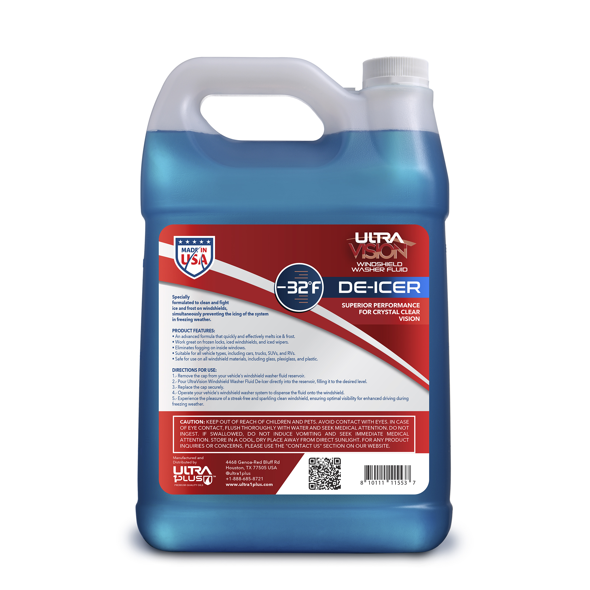 Winter de icer windshield washer fluid container