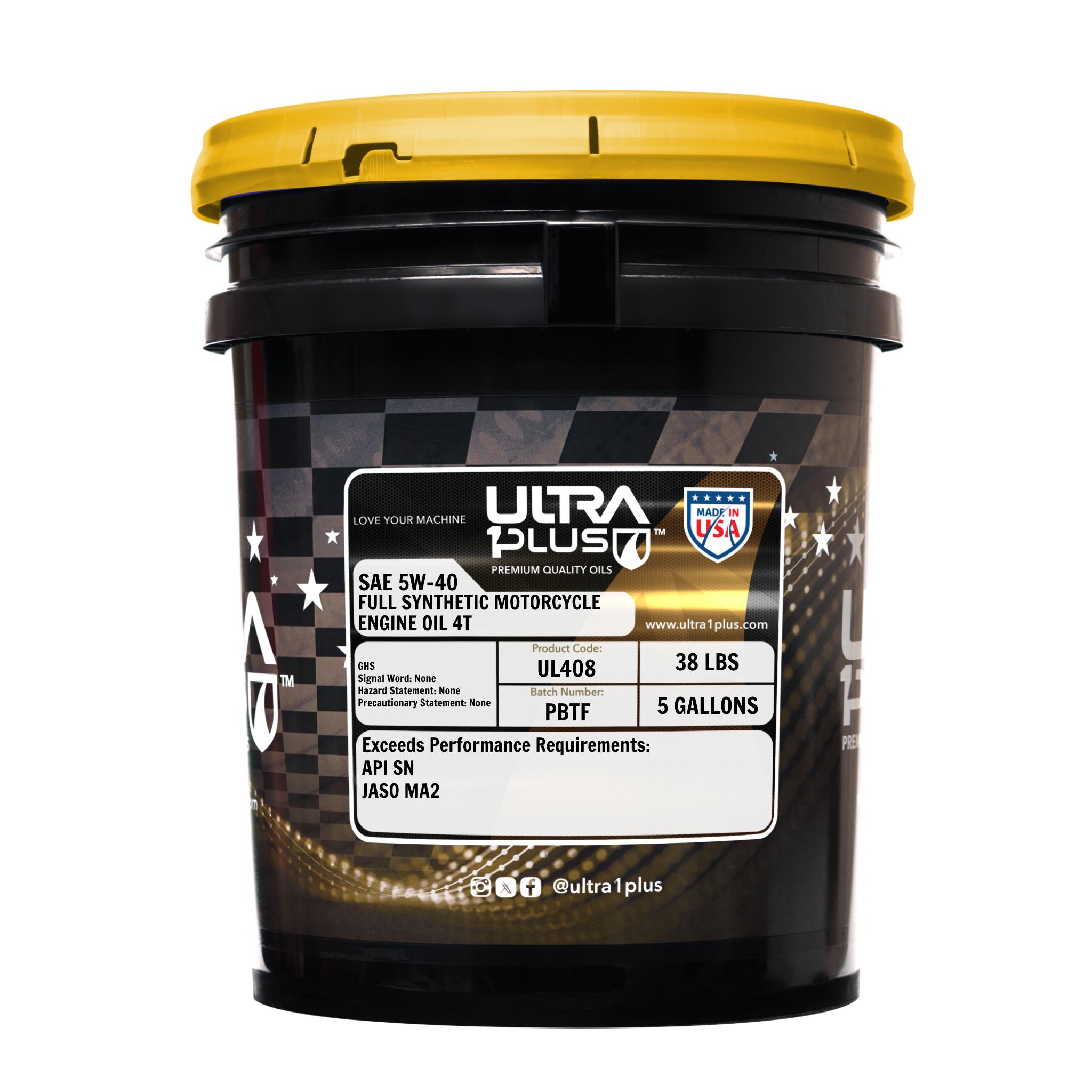 Ultra1Plus SAE 5W-40 Full Synthetic 4T Engine Oil