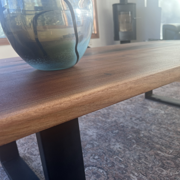 Walnut & Epoxy Coffee Table