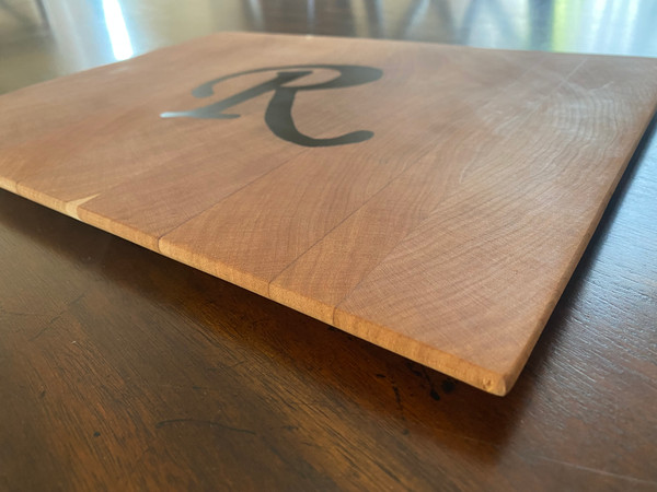 Cherry End Grain Engraved Cutting Board