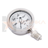Enhance Accuracy and Reliability with Heshka Oil's Stainless Steel Liquid Filled Manifold Gauges