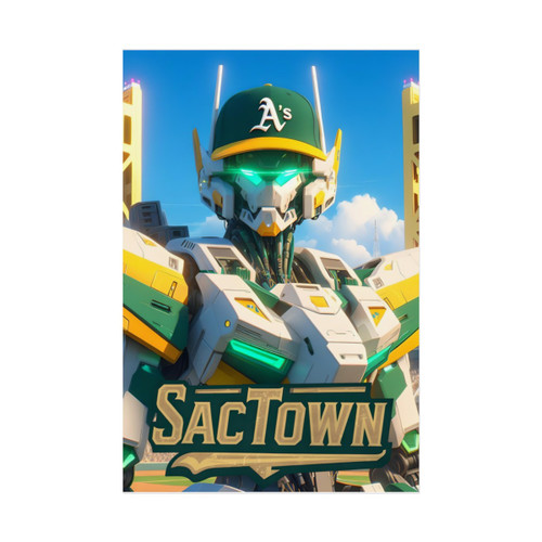 Sactown A's 24x36 Poster Art | Henderson by Sactown Famous 