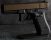 Burnt Bronze/ Black Custom Cerakoted Glock 22 .40 S&W