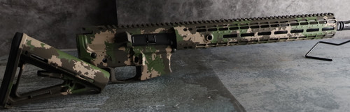Aero M4E1 60% Chassis in ATACS w/ Magpul Stock (Green/Sand)