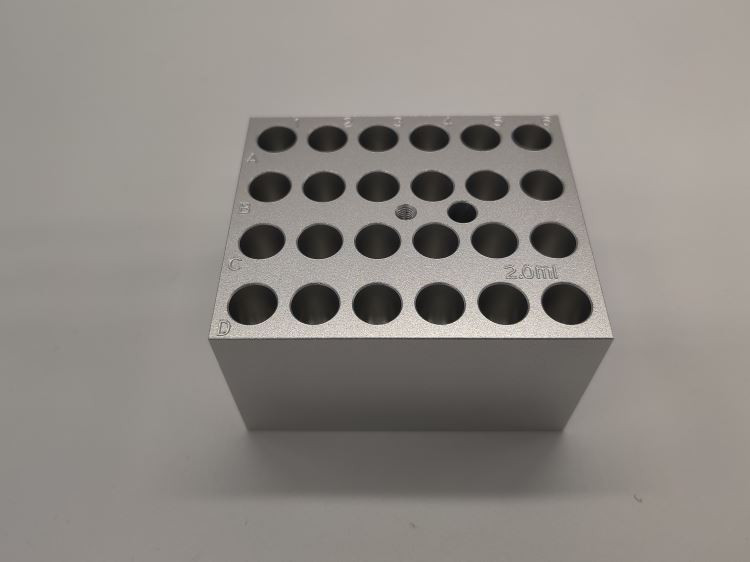 Dry Bath Block for 24 x 2.0mL Tubes for Labnet AccuBlock Dry Baths ...